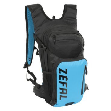 Фото Велосипедный рюкзак Zefal Z Hydro Enduro Bag, 11L, гидропак 3L, синий/черный, 2023,