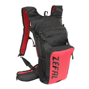 Фото Велорюкзак Zefal Z Hydro Enduro Bag, 11L, гидропак 3L, красный/черный, 2023, 7165