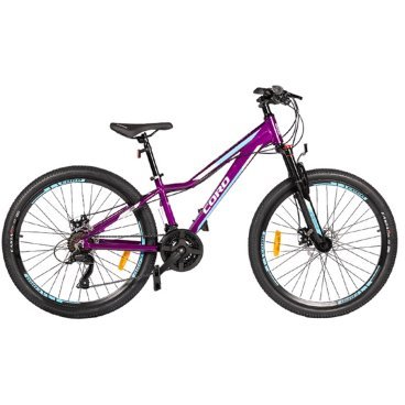 Фото Городской велосипед Maxiscoo "Cord Starlight", Маджента , 26", 24 скорость, фиолетовый, 2023, CRD-DLX2601-13