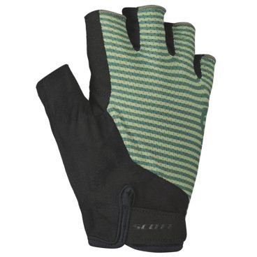Велоперчатки SCOTT Aspect Gel, короткие пальцы, frost green/smoked green, ES289380-7145