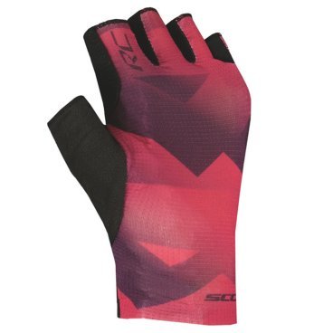 Велоперчатки SCOTT Junior RC, короткие пальцы, carmine pink/dark purple, ES289385-7161