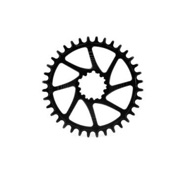 Звезда передняя велосипедная Garbaruk SRAM GXP Round (BOOST), 36T, Black, 5907441529051