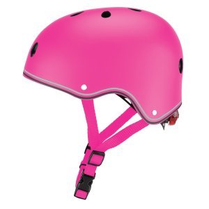 Шлем велосипедный Globber PRIMO LIGHTS, детский, розовый